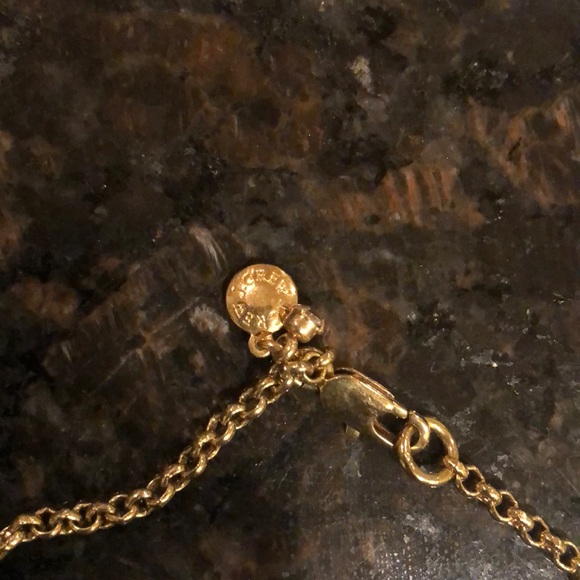 J.Crew necklace—gold heart with diamond details - Picture 3 of 5